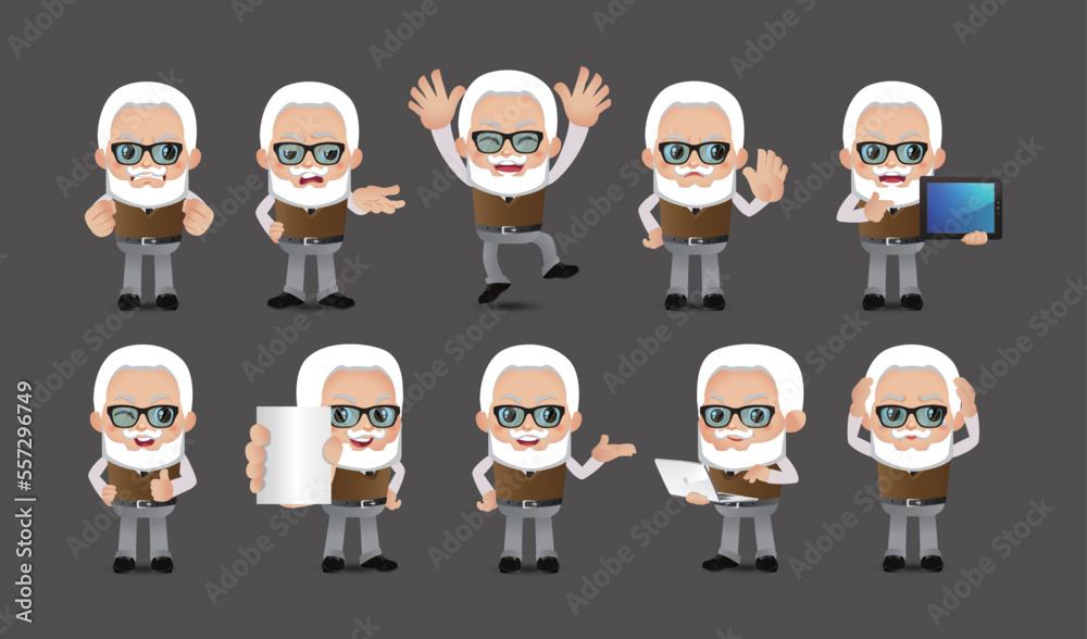 people with different poses. vector people with different poses. vector