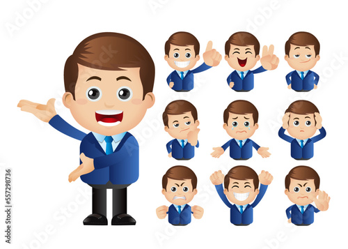 Cute Set - Set of businessman