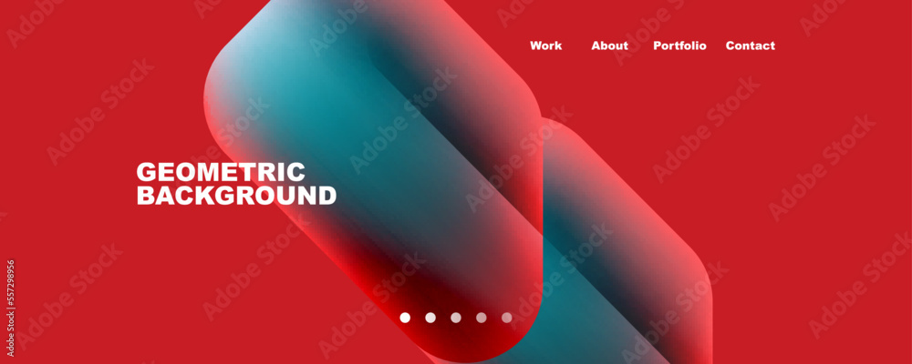 Naklejka premium Geometric fluid shapes with liquid colors abstract background. Vector Illustration For Wallpaper, Banner, Background, Card, Book Illustration, landing page