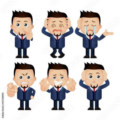 Cute Set - Set of business character