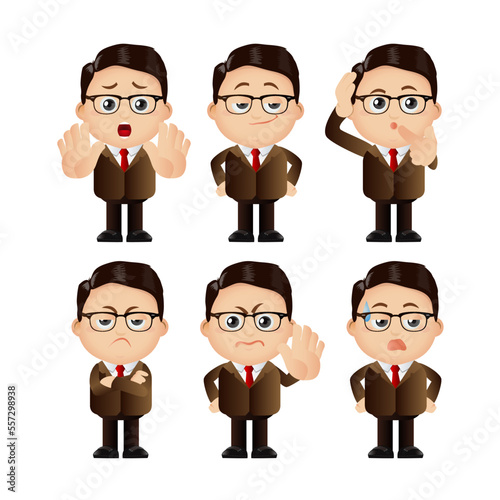 Cute Set - Set of businessman