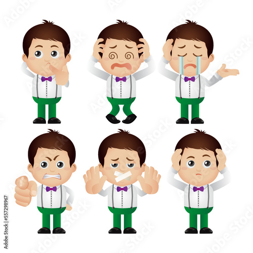 Cute Set - Set of businessman