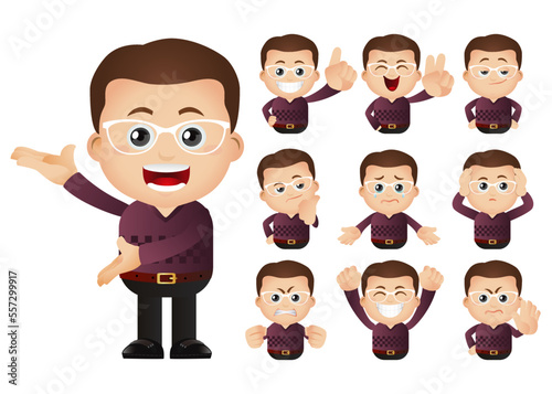 Cute Set - Set of business people