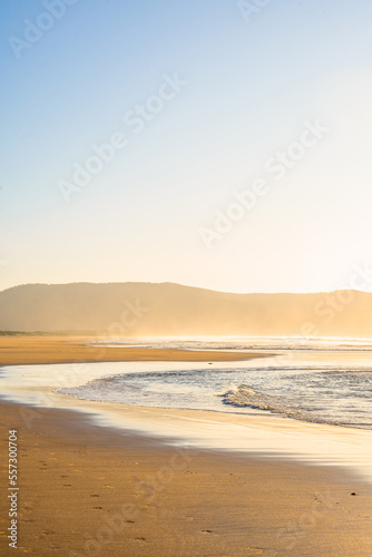 sunset on the beach