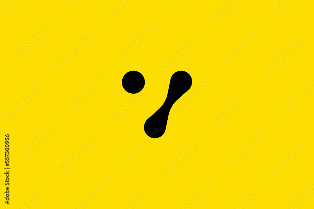 Minimal Awesome Trendy Professional Letter V Tech Logo Design Template On Yellow Background Minimal Awesome Trendy Professional Letter V Tech Logo Design Template On Yellow Background
