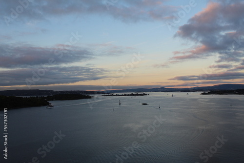 Sonnenaufgang am Oslofjord