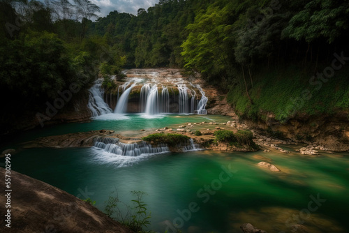 In the province of Tak  thi lo su  tee lor su . The biggest waterfall in Thailand is the Thi Lo Su waterfall. Generative AI