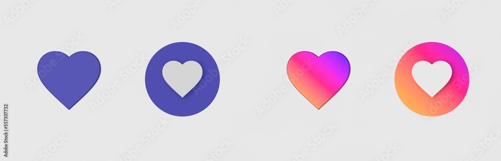 Heart isolated on background, sign, icon, symbol, 3d rendering. Heart isolated on background, sign, icon, symbol, 3d rendering.