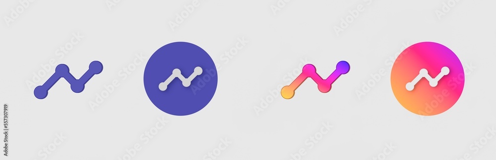 Timeline, Graph isolated on background, sign, icon, symbol, 3d rendering. Timeline, Graph isolated on background, sign, icon, symbol, 3d rendering.