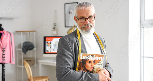 Portrait of mature fashion ...