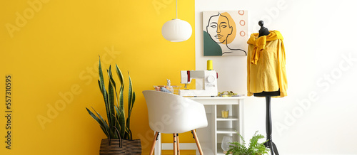 Interior of stylish tailor'...