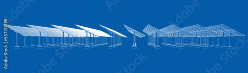 Solar Panel Concept. Vector