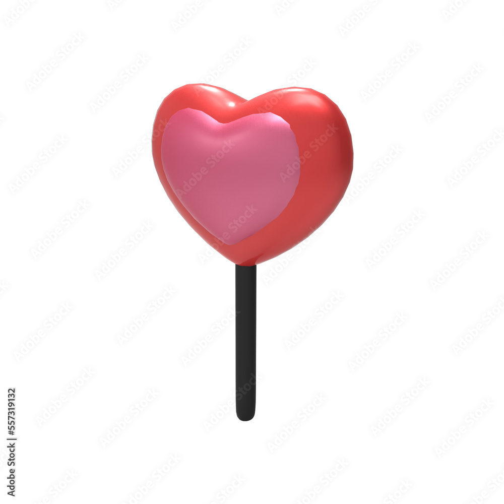 HEART CANDY 3D RENDER ISOLATED IMAGES HEART CANDY 3D RENDER ISOLATED IMAGES