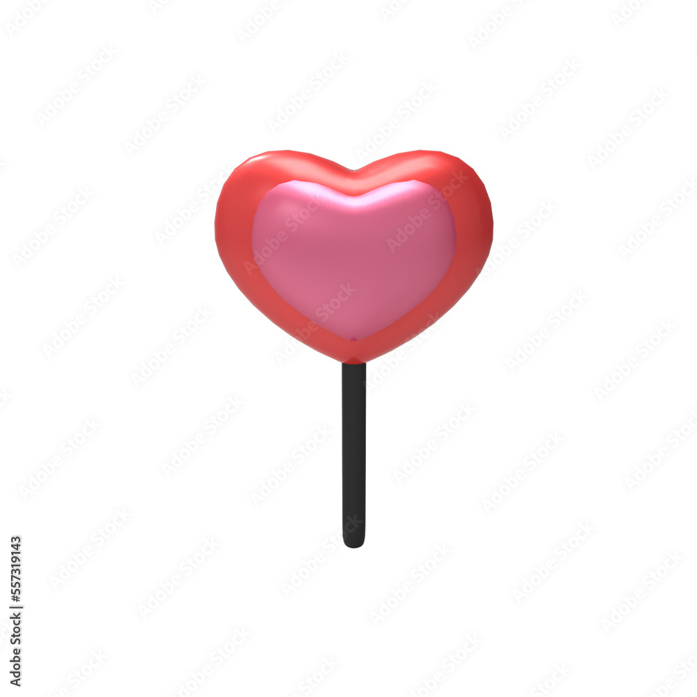 HEART CANDY 3D RENDER ISOLATED IMAGES HEART CANDY 3D RENDER ISOLATED IMAGES