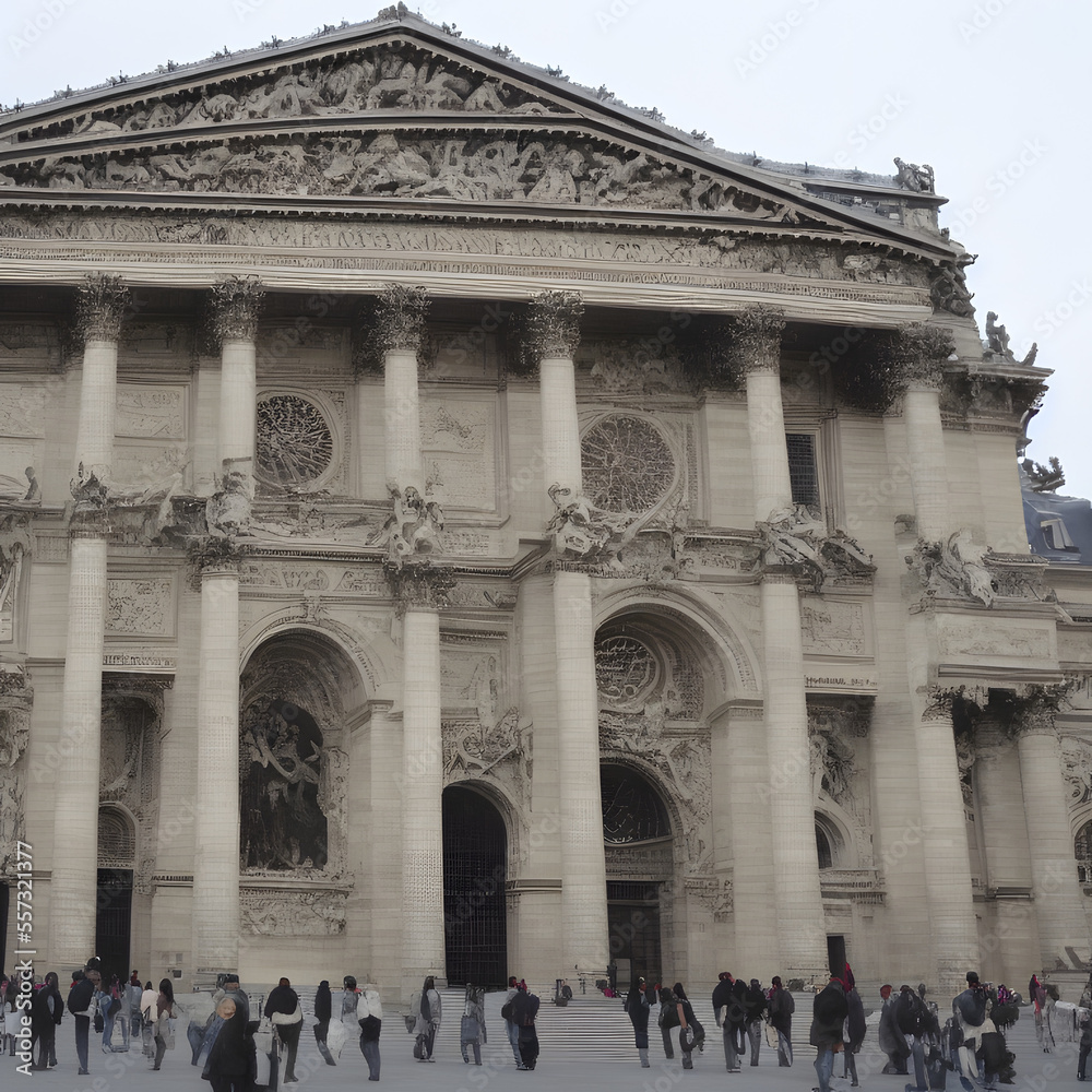 Obraz premium Cultural attractions Paris France