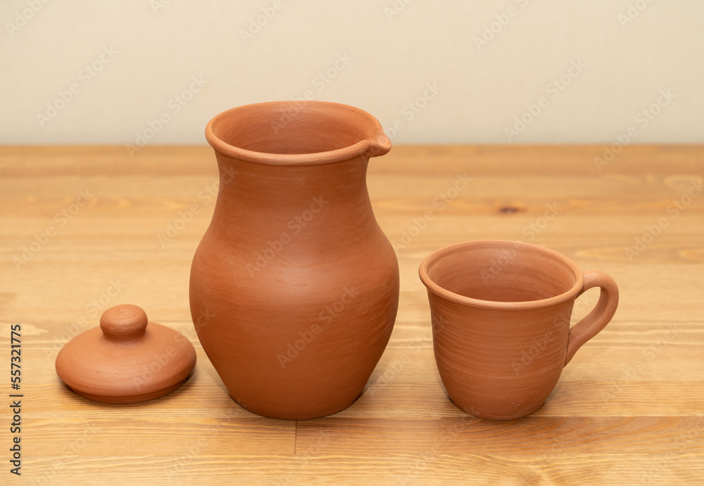 Ceramics, a ceramic product made with their own hands on a potter's wheel. Ceramics, a ceramic product made with their own hands on a potter's wheel.