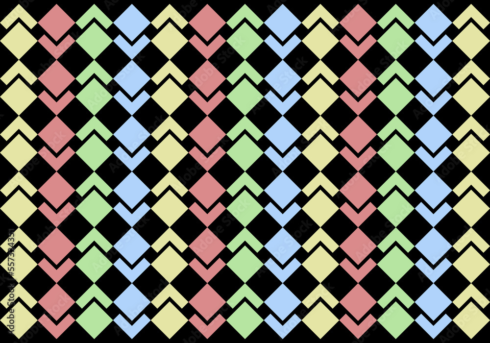 Colorful Checkered Abstract Pattern Colorful Checkered Abstract Pattern