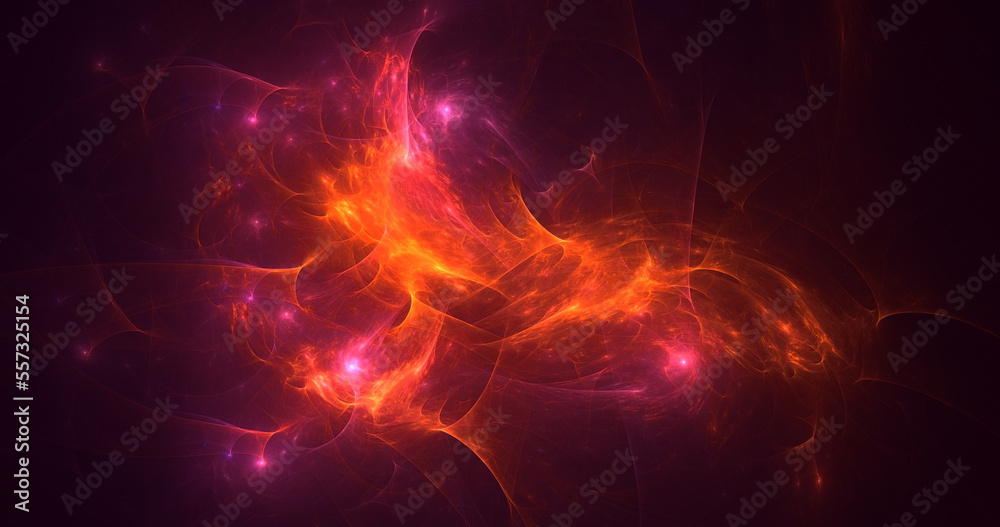 3D rendering abstract colorful fractal light background 3D rendering abstract colorful fractal light background