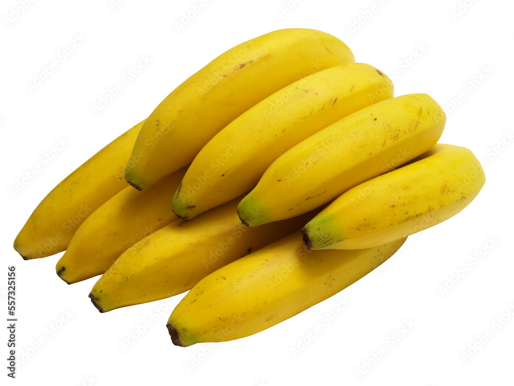 Bunch of bananas isolated 