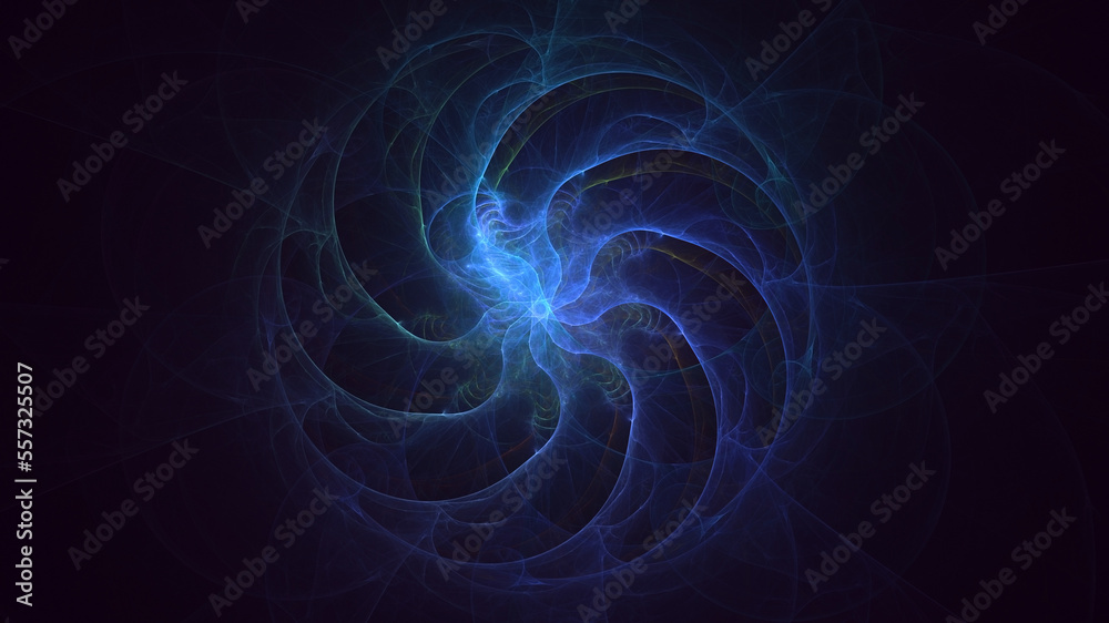 Obraz premium 3D rendering abstract circle light background