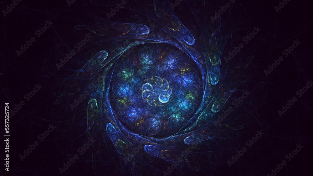 3D rendering abstract circle light background 3D rendering abstract circle light background