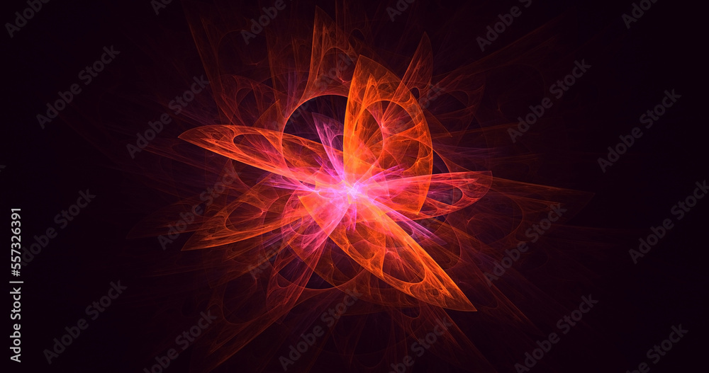 3D rendering abstract multicolor fractal light background 3D rendering abstract multicolor fractal light background