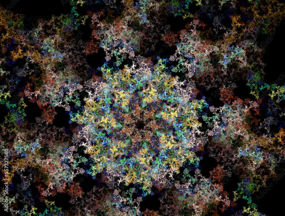 Imaginatory fractal abstract background Image