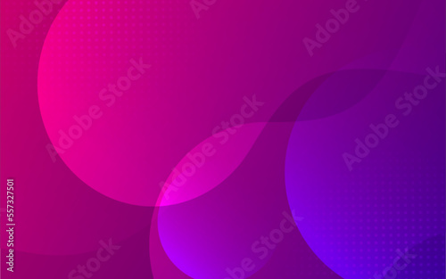 Abstract flat geometric with blue purple background