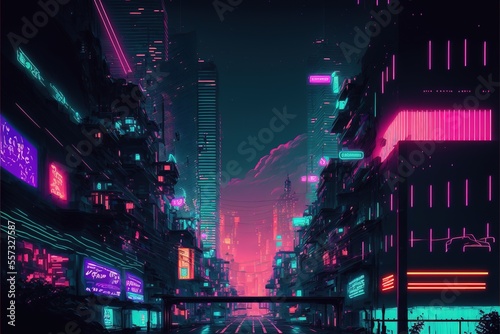 Background information on the Metaverse Neon City Network Generative AI