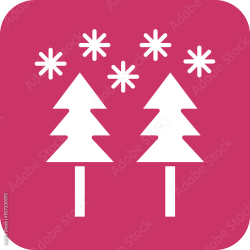 Snow Forest Icon Style