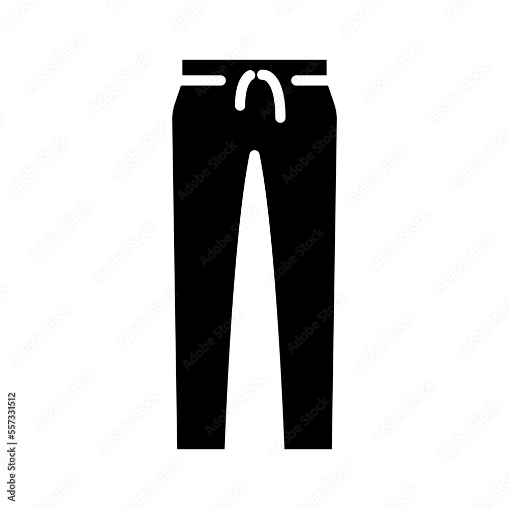 Illustration of Trousers design Icon Illustration of Trousers design Icon