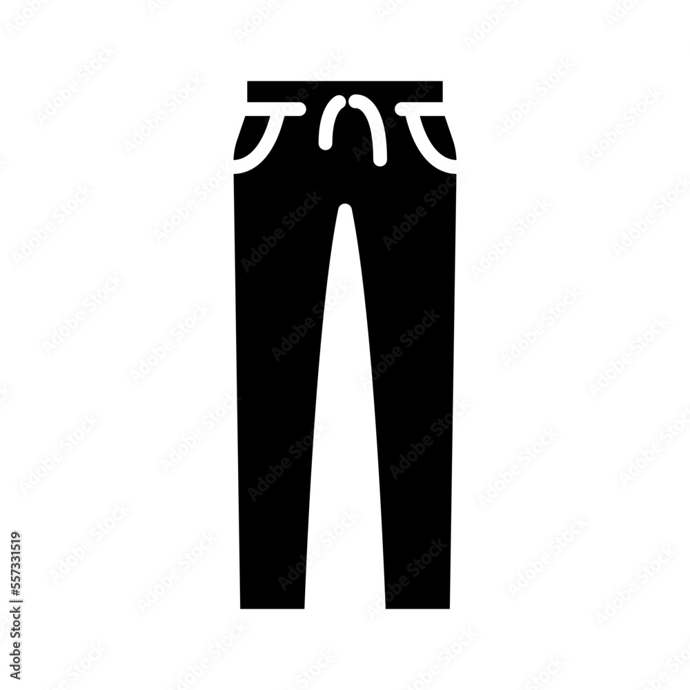 Illustration of Trousers design Icon Illustration of Trousers design Icon