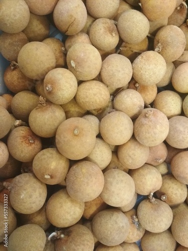 Longan Fruit on a market stall
