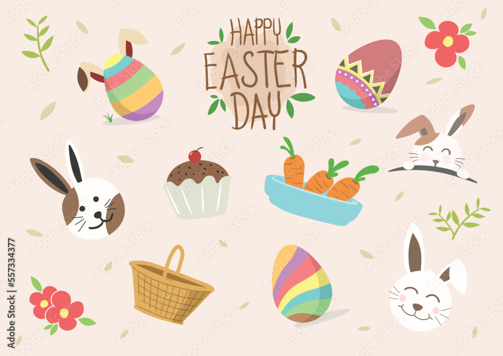Easter background. Easter bunny looks out with eggs.Happy Easter, easter bunny, easter background, easter banners, easter flyer, easter design,easter Easter background. Easter bunny looks out with eggs.Happy Easter, easter bunny, easter background, easter banners, easter flyer, easter design,easter