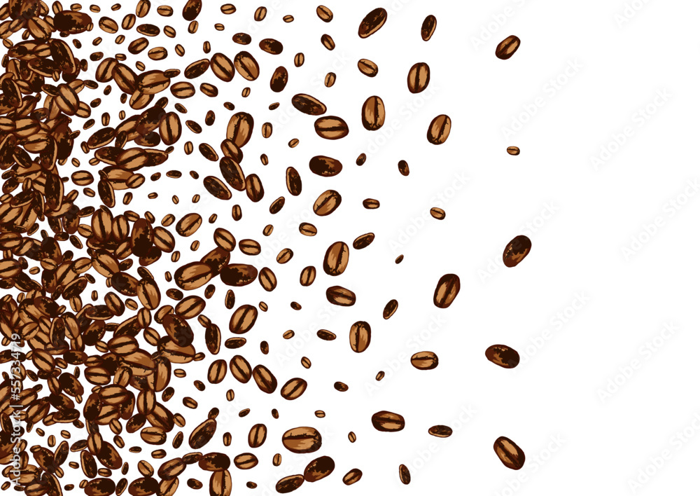 Obraz premium Black Arabic Graphic Vector White Background.