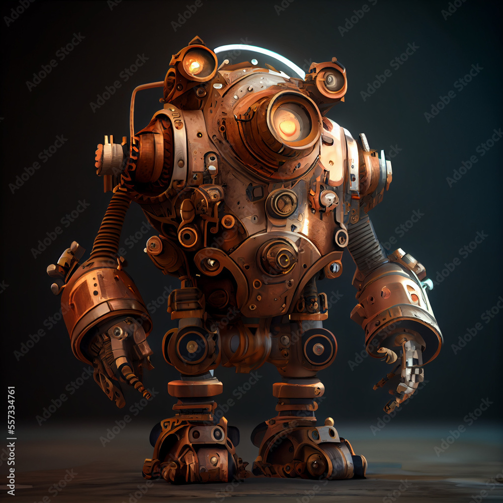 steampunk robot