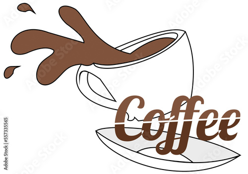 illustration of a coffee 