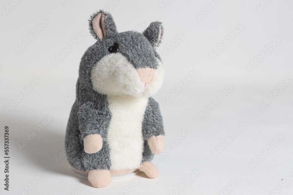 soft beautiful children's toy on a white background soft beautiful children's toy on a white background