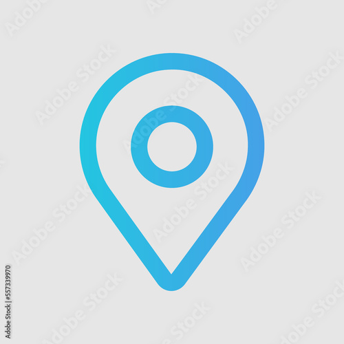 Free Download Location icon in gradient style about user interface, use for website mobile app presentation - GFXLoad