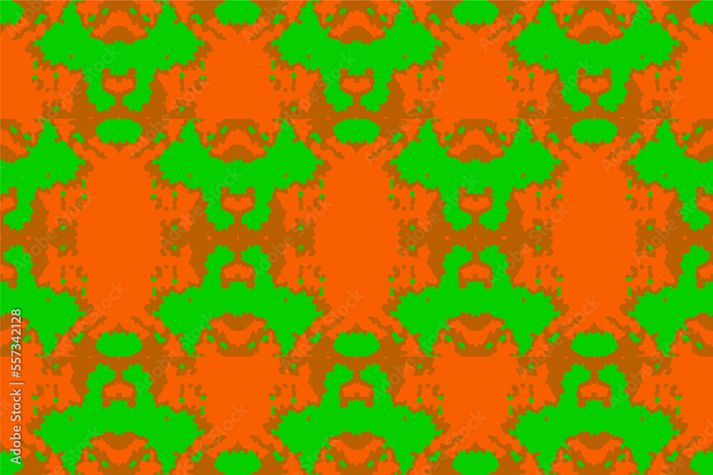 Fototapeta premium Abstract seamless pattern, seamless wallpaper, seamless background designed for use for interior,wallpaper,fabric,curtain,carpet,clothing,Batik,satin,background , illustration, Embroidery style.