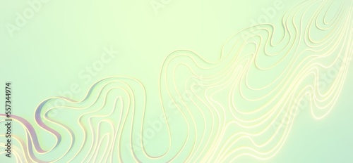 Abstract background curve pattern in design 3d render © Annuitti