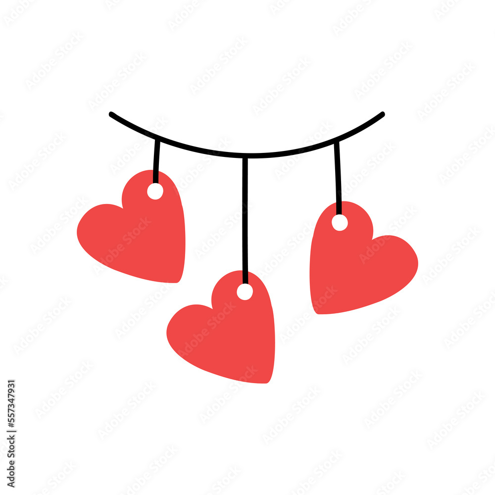 Cute love card, envelope with heart icons. Element for greeting cards, posters, stickers and seasonal design. Cute love card, envelope with heart icons. Element for greeting cards, posters, stickers and seasonal design.