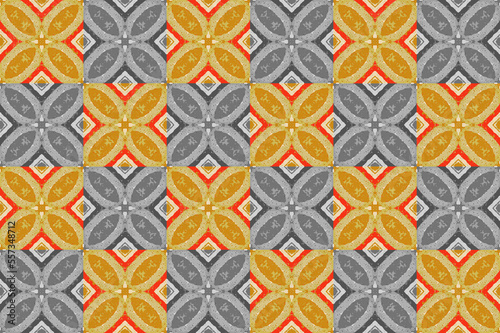 Abstract seamless pattern, seamless wallpaper, seamless background designed for use for interior,wallpaper,fabric,curtain,carpet,clothing,Batik,satin,background , illustration, Embroidery style.