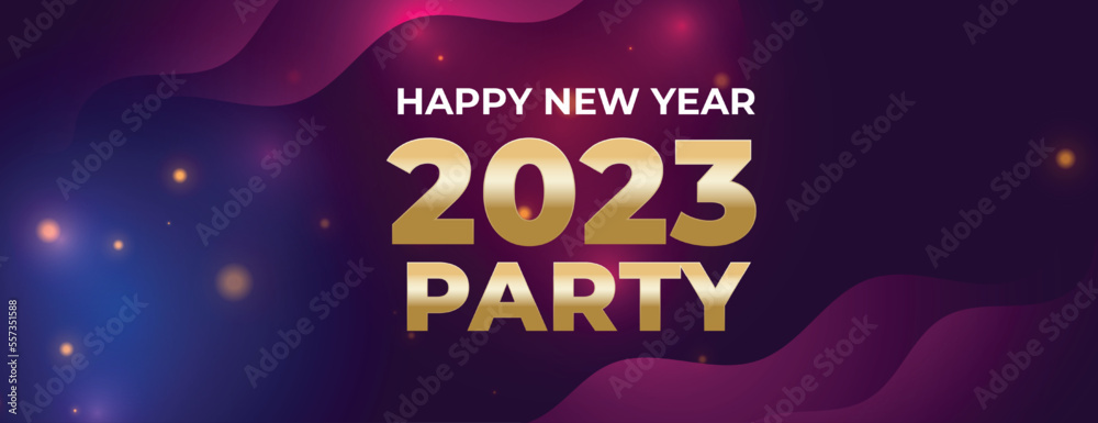 new year 2023 celebration social media cover template