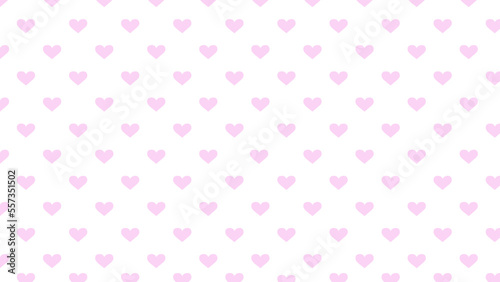 white background with pink hearts