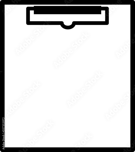 バインダーのイラスト(紙なし)