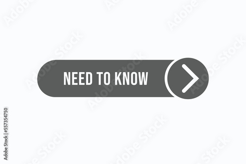 need to know button vectors.sign label speech bubble need to know
