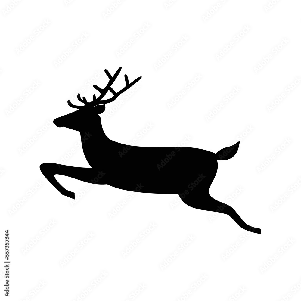 Obraz premium deer silhouette