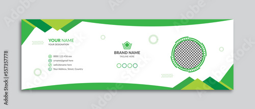 Email Signature Design Green