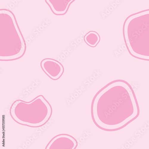 Abstract shape on pink background vector seamless